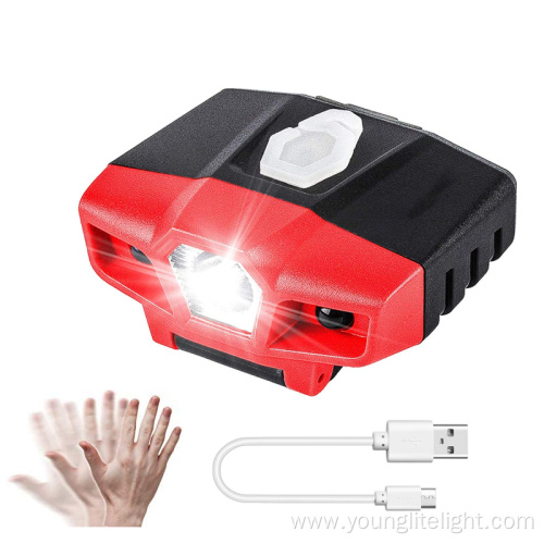 Rechargeable Waterproof Hands Motion Sensor Hat Light